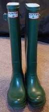 Original Vintage HUNTER rubber wellingtons - Gates era (1990s) Women's size 4