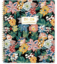 Monthly Planner 2026-2028 - 3 Year Planner/Calendar 2026-2028, JAN 2026 Floral