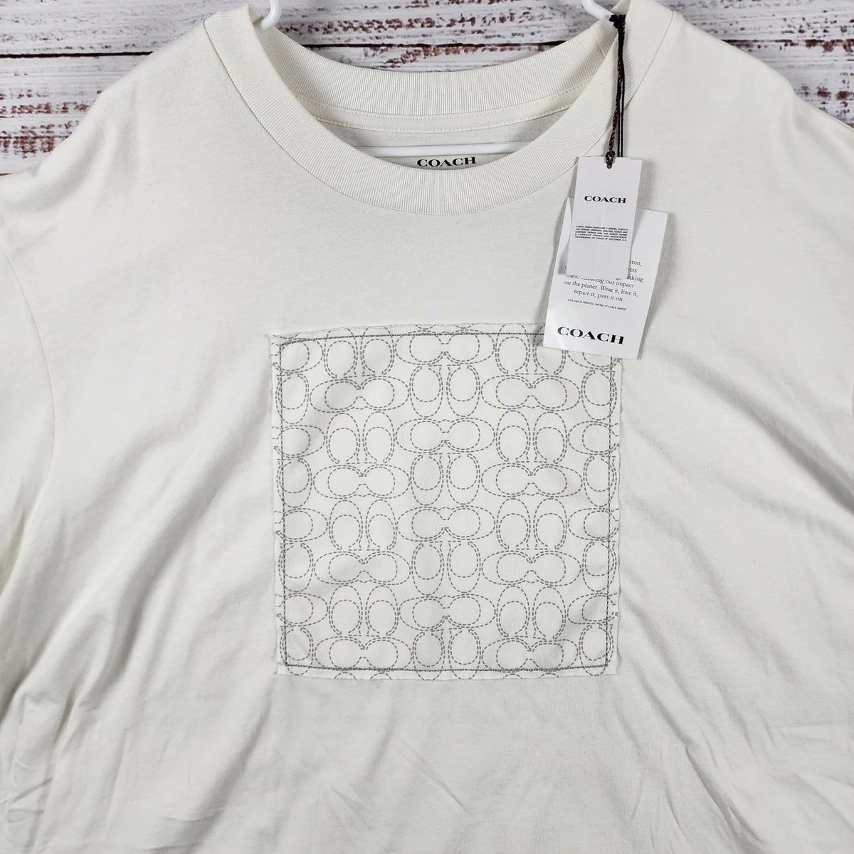 Coach White Shirts for Men for sale | eBay