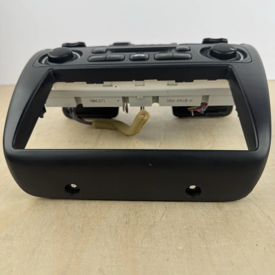 Honda Accord 1998-02 radio bisel aire acondicionado climatizador calefacción reloj ventilación OEM negro Foto 4 de 4