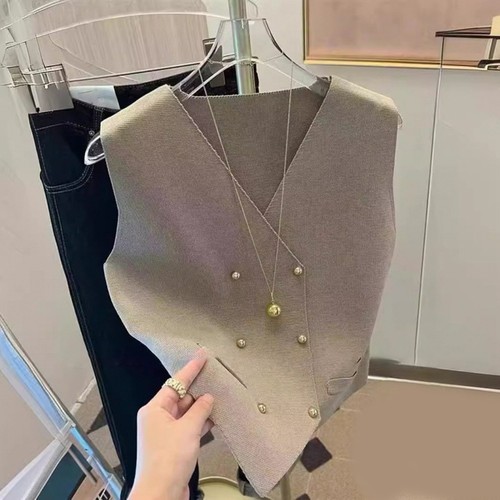 Layered Over the Shoulder Jacket for Women in Solid Color for Vacation - Picture 7 of 13