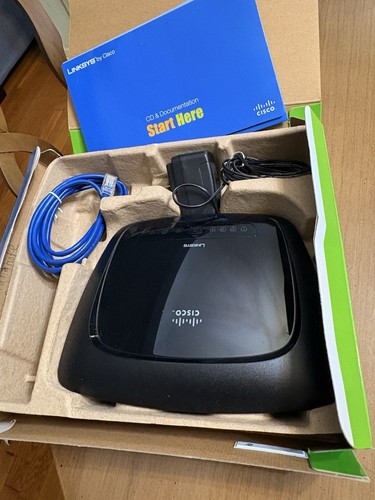 Linksys By Cisco Wireless-N-Home Router Model WRT120N 4port 10/100 Ethernet New - Picture 7 of 11