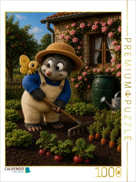 Calvendo Puzzle FrüHlingszauber Im GemüSegarten | 1000 Teile Lege-GrößE 64X48Cm-image