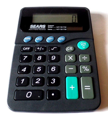Vintage Konik & Co. SEARS CALCULATOR Still Works! - Picture 3 of 9