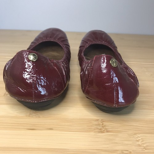 Me Too Maroon Patent Leather Ballet Flats sz 7.5 - Picture 6 of 9