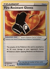 Pokemon Chilling Reign Fire-Resistant Gloves 138/198 NM/M 