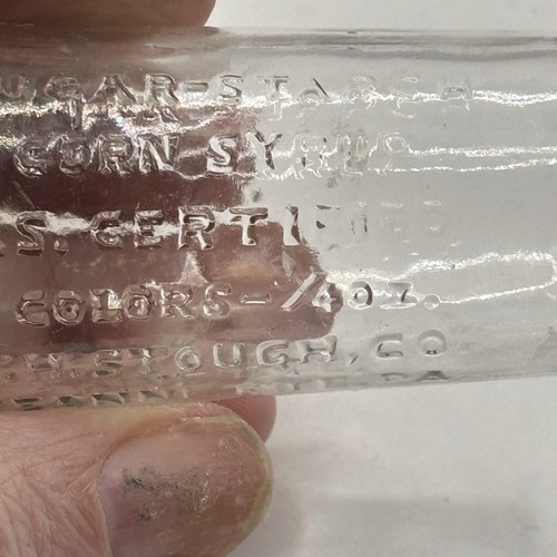 Vintage Set Of 3 Small Old Glass Bottles - Picture 14 of 17