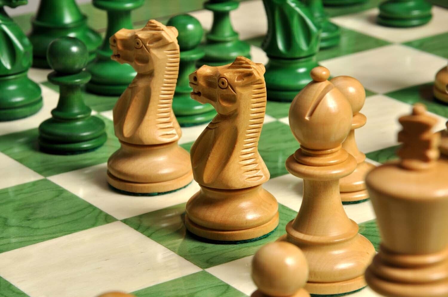 Green Chess Board 18x18 Inch, Chess Grandmaster Williams Chess