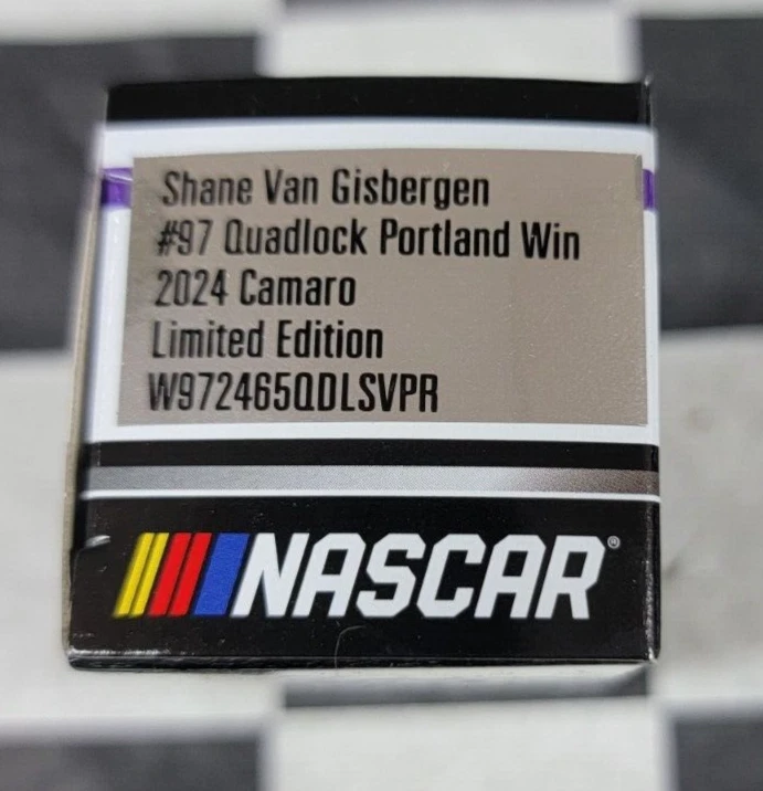 Shane Furgone Gisbergen Xfinity #97 Quadlock Portland Vincitrice 2024 1:64 - Immagine 2 di 4