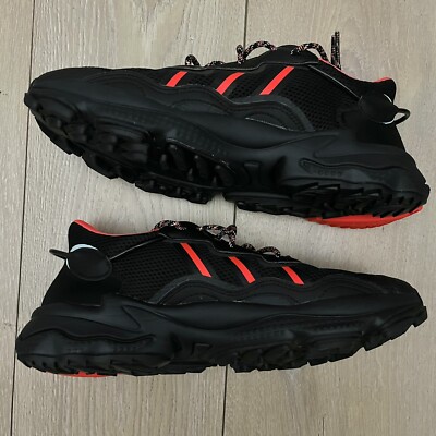 adidas Originals Ozweego TR Black Red Men's Casual Shoes adidas Originals Ozweego TR Black Red Men's Casual Shoes