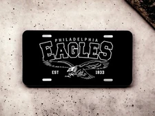 Philadelphia Eagles Fan Laser Engraved Front License Plate Eagles Car Tag