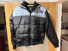 Vans Womens Puffer Winter Coat Mte Ladies Small Teenager Girls Blue Black Jacket