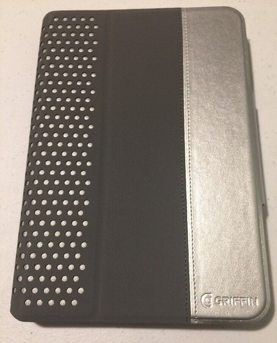 NEW ! - Griffen ipad mini 4 Snapbook Silver/ Grey - Picture 4 of 6