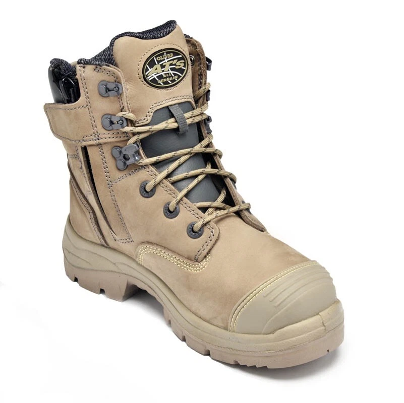 Oliver 55352Z STONE Work Boots, Steel Toe Safety, Side Zip (55332z STONE) - Image 2 of 4