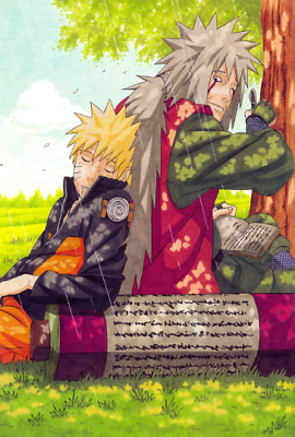 Naruto and Jiraiya by TeDeIk