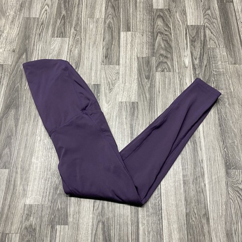 SENITA Elastic High Waisted Stretch Purple Yoga Leggings Girl's Size Medium - Picture 2 of 10