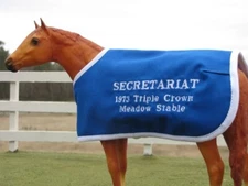SECRETARIAT embroidered blanket for Breyer horse race racehorse thoroughbred
