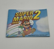 Super Mario Bros. 2 Instruction Manual Booklet Only Nintendo Nes Authentic