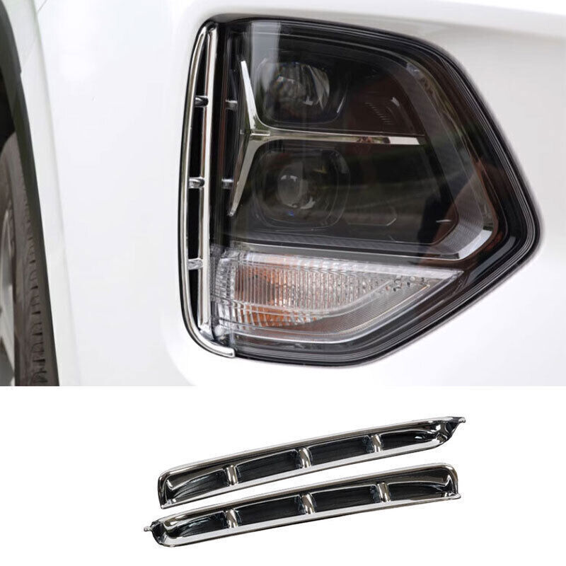 2019-2022 Hyundai Santa Fe Chrome ABS Front Fog Light Strip Molding