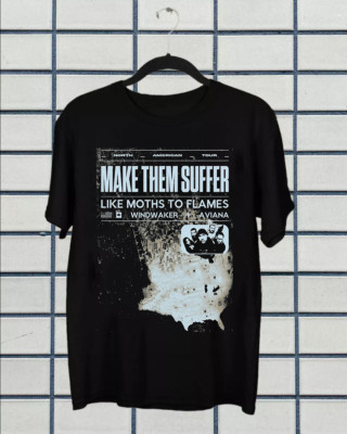 Make Them Suffer Band North America Tour 2025 T Shirt Full Size S-5XL