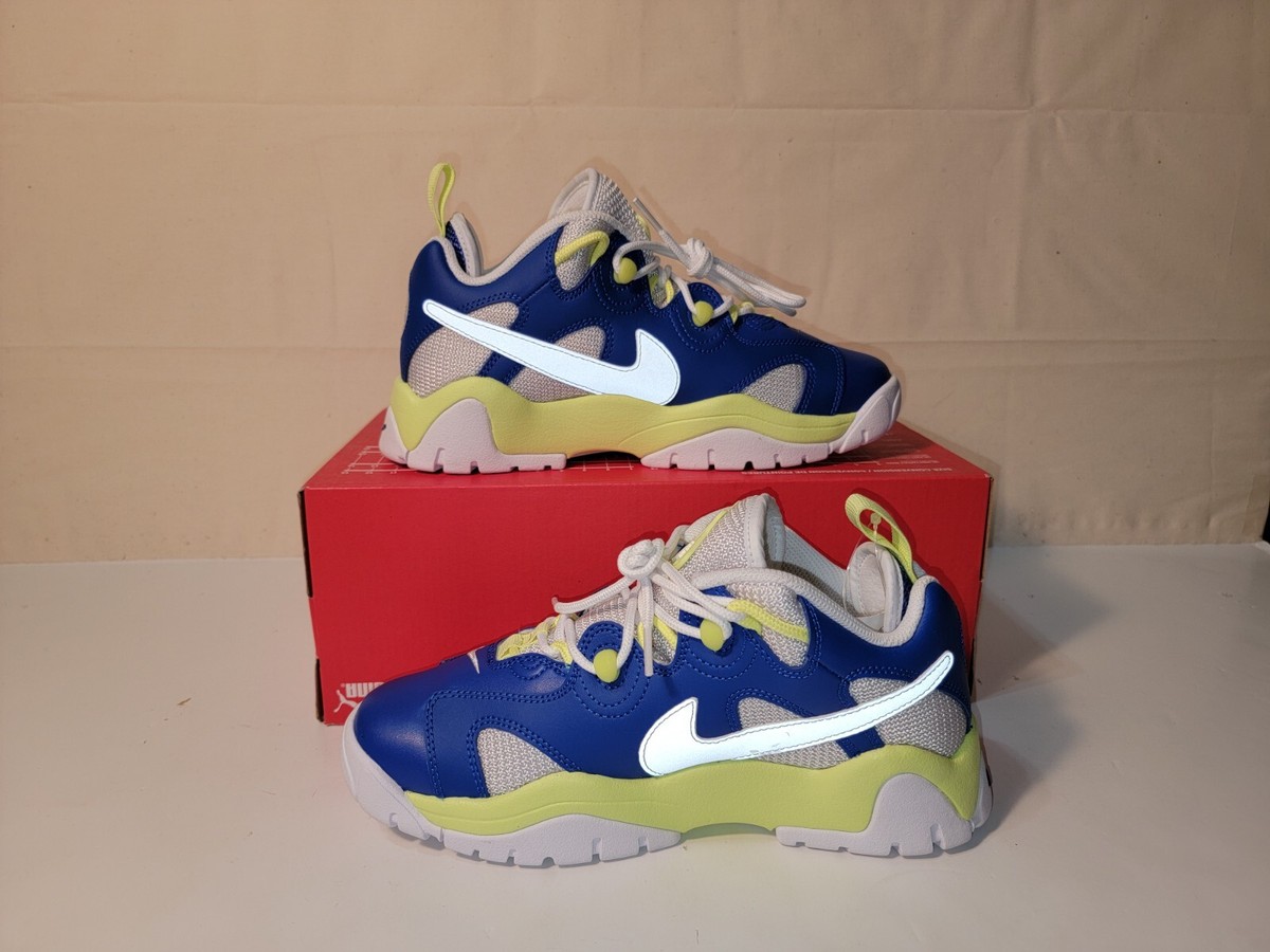 Chrome Yellow Nike Air Barrage White Womens NIKE (GS) AIR BARRAGE