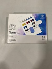 WINSOR  NEWTON- COTMAN WATERCOLOUR- FIELD SET - 15PC . 0390083