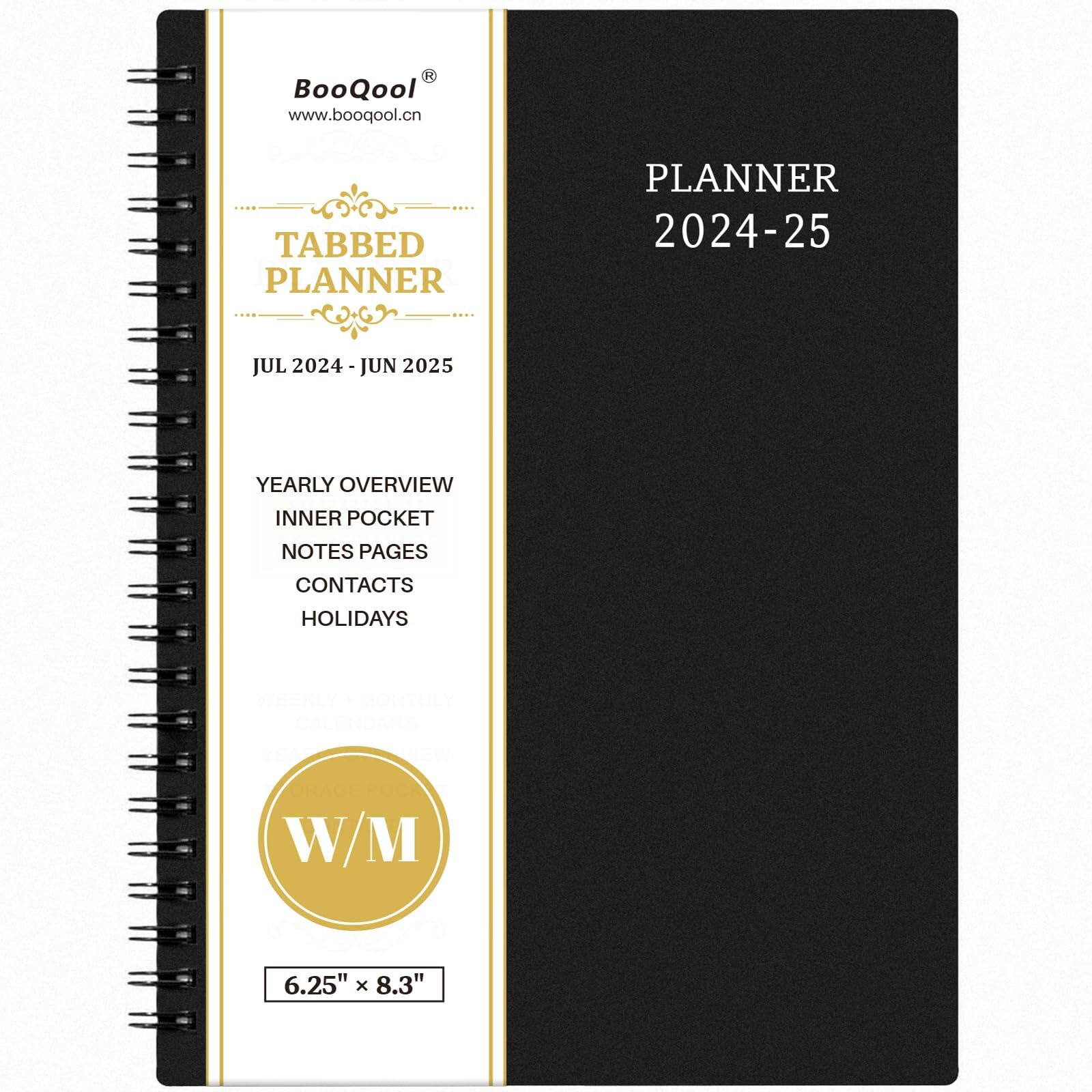 *Planner 2024-2025, July 2024 - June 2025 Weekly & Monthly Planner, 6.25