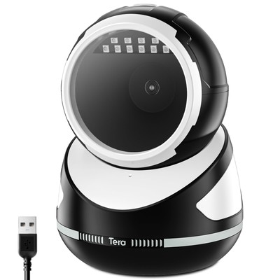 Barcode Scanner Handsfree Omnidirectional: Pro Version Desktop 1D 2D QR USB W...
