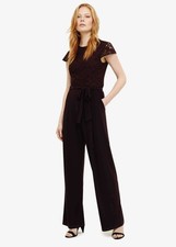 phase eight bright lipstick ilia lace bodice jumpsuit