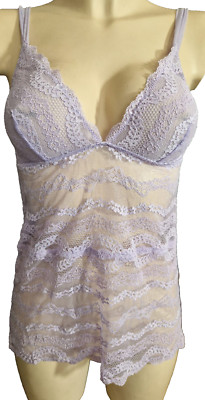 VALERY LINGERIE P39 Camisole TOP unterhemd Ital.2 Gr.75B 34B Lila