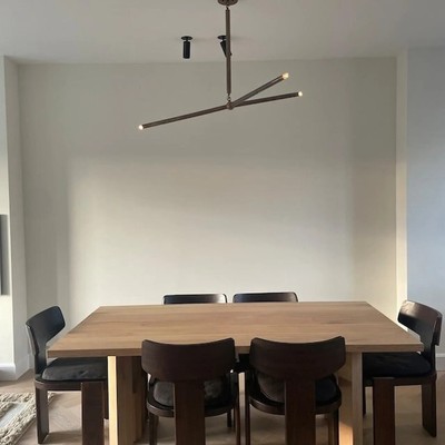 Beautiful 3 Light Modern Brass Sputnik Chandelier Light Fixture