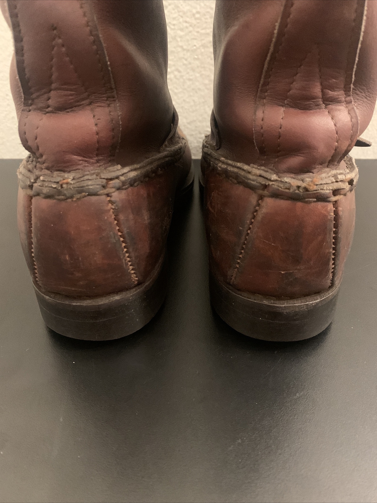 Bottes De Chasse Vintage Gokey Gro-Cord – Taille US 12 D, Cuir Marron, Anti-serpent, Pour Homme