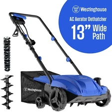 Westinghouse Open Box 13 in. 12 Amp Corded Electric Dethatcher and Aerator