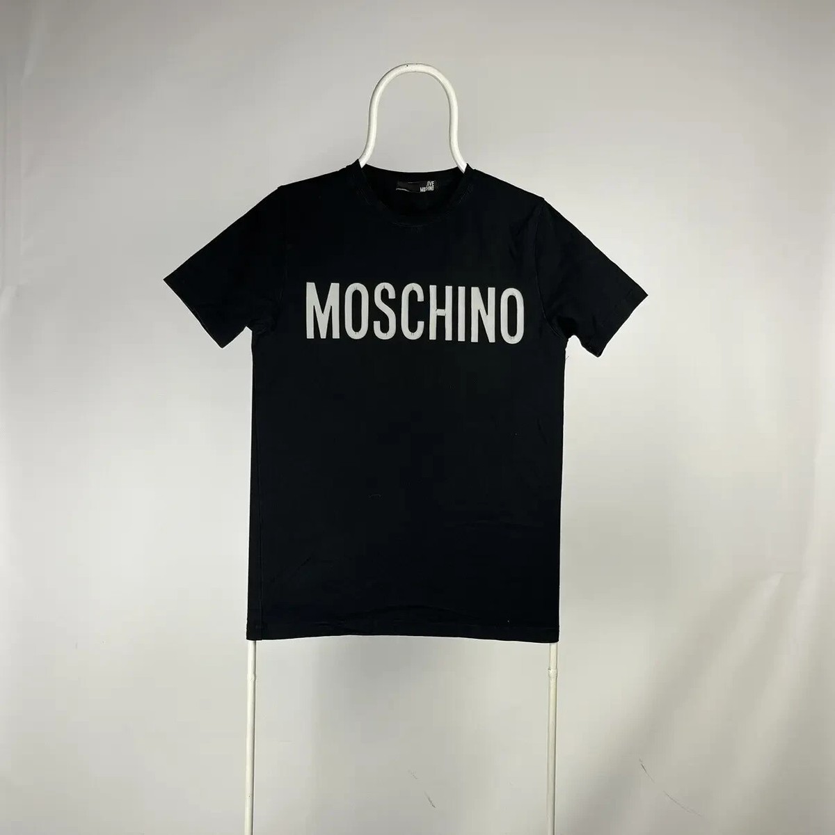 Moschino T-shirt box logo size Small | eBay