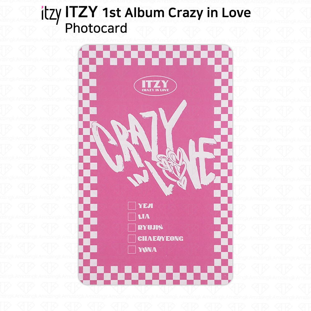 ITZY 1st Album Crazy In Love Official Photocard Yeji Lia