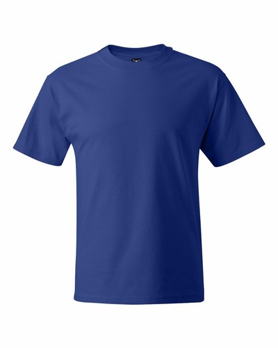 Hanes Beefy-T Cotton Plain Crew Neck Short Sleeves Adult T-Shirt 5180 - Picture 26 of 52