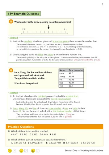 11 Plus CEM Ages 7-11 Study Books Maths Verbal and Non Verbal 3 BOOKS Bundle Cgp - Picture 5 of 12