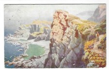 OLD RAPHAEL TUCK POSTCARD 1909 - ILFRACOMBE - BATHING POOLS FROM TORRS WALK