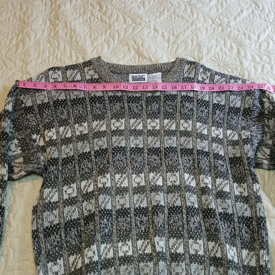 Basic Edition Mens Sweater Med Gray - Image 4 of 4