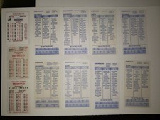 Eddie Bressoud 1956 to 1967 APBA and Strat-O-Matic Card Lot of 11 Cards