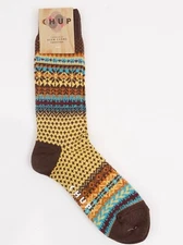 NEW CHUP NESNA Mocha KNITTED Socks Made in Japan Size M Medium