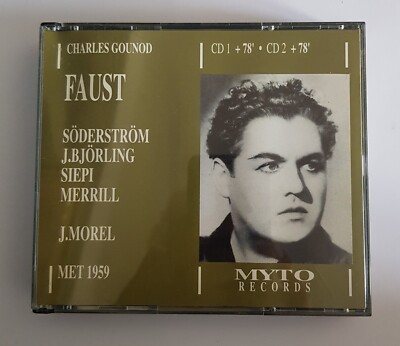 Charles Gounod, FAUST, Faust, Jussi Björling, Jussi Bjorling ~2 CD /Oper 