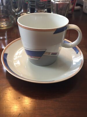 Thomas Germany Cubic Coffee Cup And Saucer