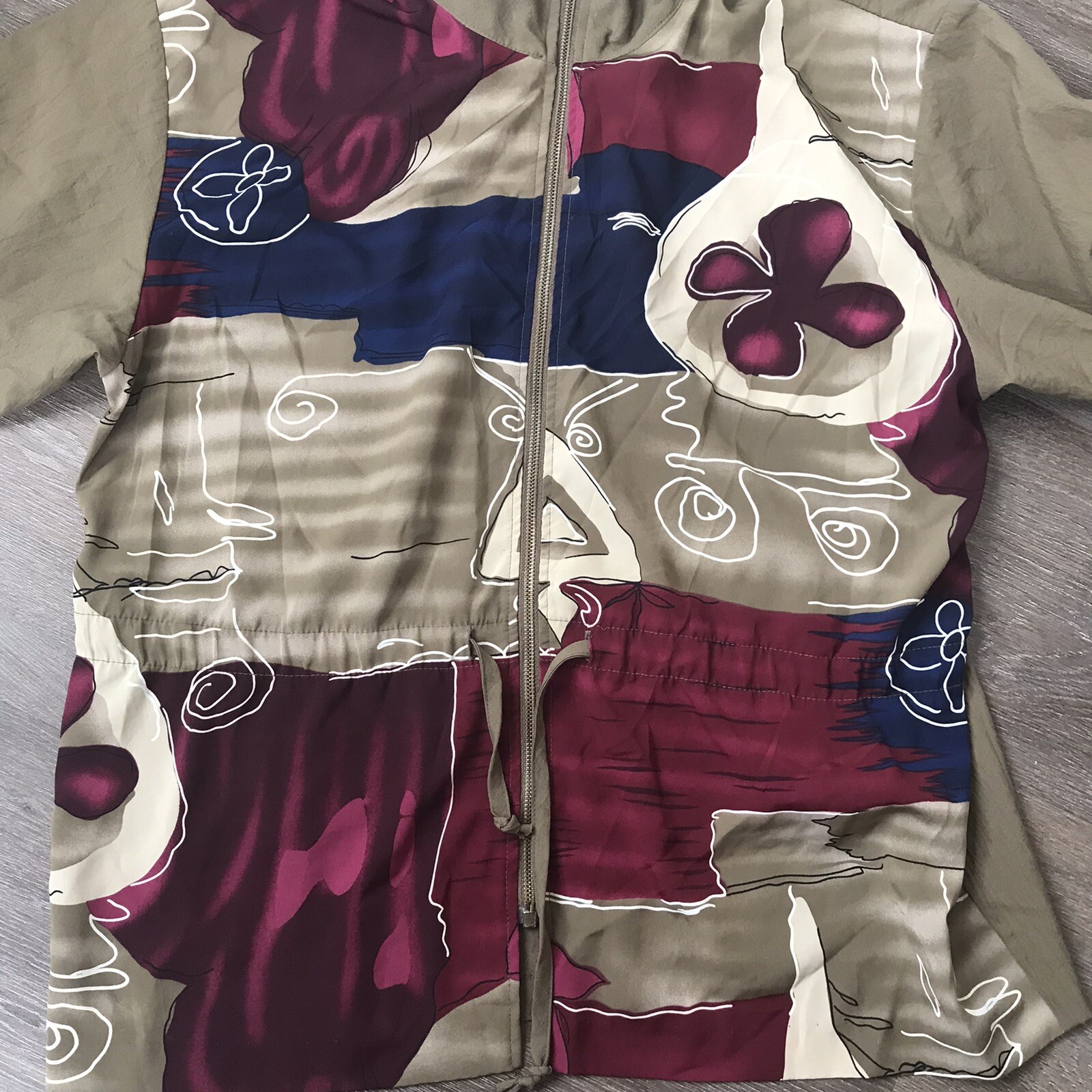 vintage patterned windbreaker jacket - image 3