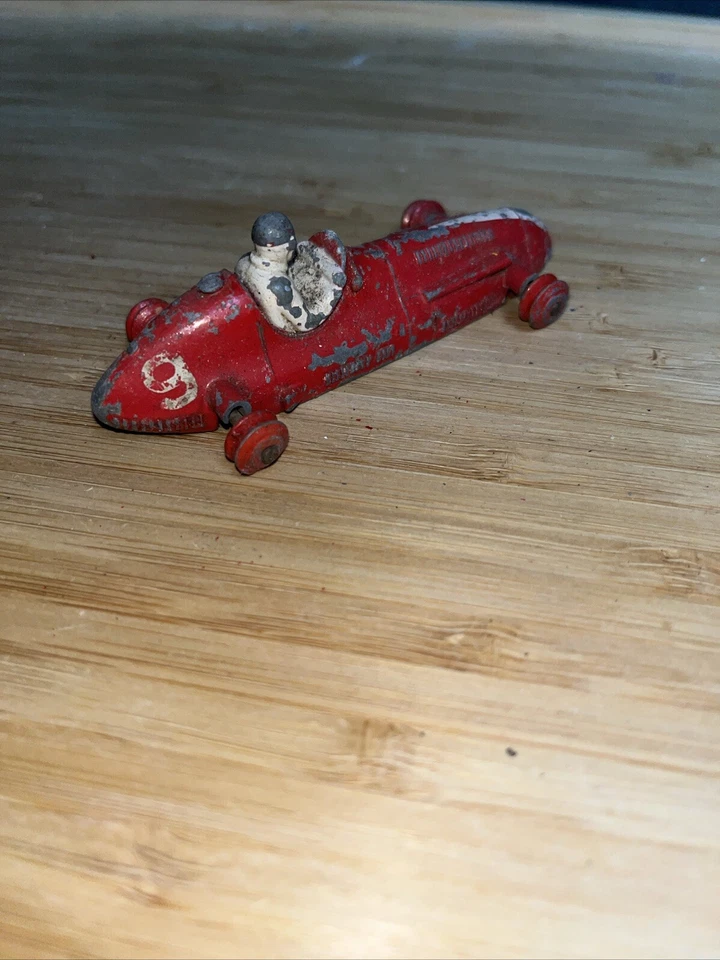 USADO Dinky Toys No.23N Maserati 4CLT carro de corrida 1953-54 Racing No.9 #103 - Imagem 3 de 4