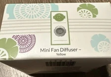 Scentsy Mini Fan Diffuser Yellow Portable USB NIB