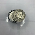 1-1964 Silver Kennedy Half Dollar,Unsearched Federal Wrapped Bank Roll 21 Coins