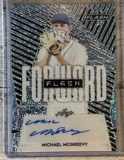 2021 Leaf Flash Michael McGreevy Flash Forward Autograph Platinum Blue SP #/50