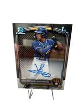 Yophery Rodriguez 2025 Bowman Chrome 1st Auto #CPA-YR Brewers