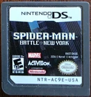 Spider-Man Battle for New York DS Game Cartridge Only Tested Working Authentic